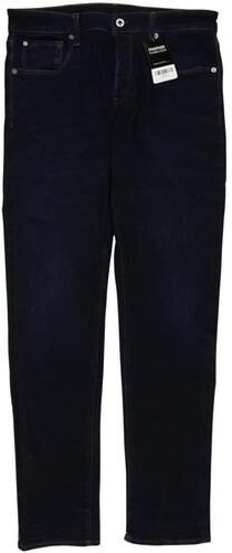 Herren Jeans, marineblau, Gr. W33 L34, Elasthan, Baumwolle, Leder, Synthetik - Second Hand - G STAR RAW - Modalova