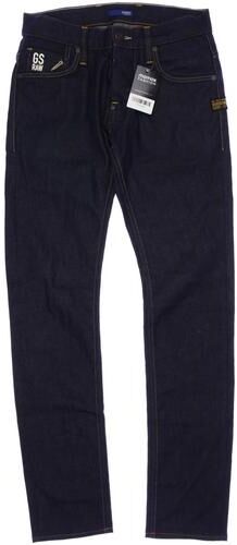 Herren Jeans, marineblau, Gr. W29 L32, Elasthan, Baumwolle, Leder, Synthetik - Second Hand - G STAR RAW - Modalova
