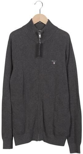 Herren Strickjacke, grau, Gr. L, Baumwolle - Second Hand - Gant - Modalova