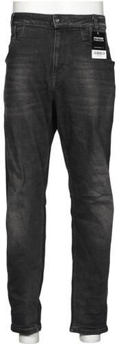 Herren Jeans, grau, Gr. W33 L30, Elasthan, Baumwolle, Synthetik - Second Hand - Gang - Modalova