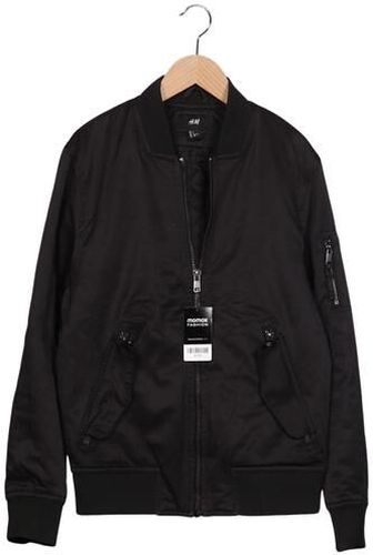 Herren Jacke, schwarz, Gr. S, Baumwolle, Synthetik - Second Hand - H&M - Modalova