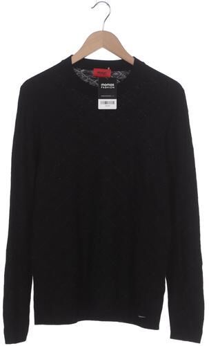 Hugo by Hugo Herren Pullover, schwarz, Gr. M, Baumwolle, Seide, Synthetik, Viskose - Second Hand - BOSS - Modalova