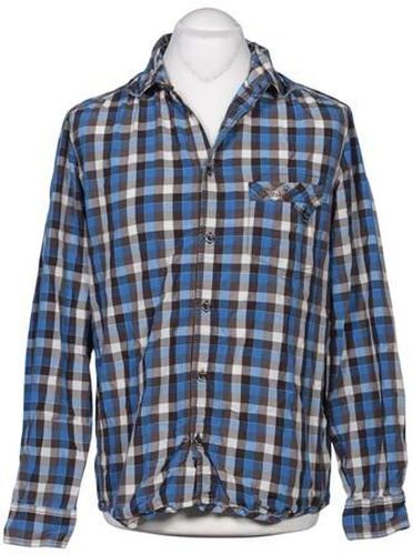 Herren Hemd, mehrfarbig, Gr. L, Baumwolle, Synthetik, Lyocell - Second Hand - Jack Wolfskin - Modalova