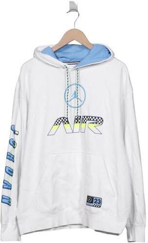 Herren Kapuzenpullover, weiß, Gr. XL, Elasthan, Baumwolle, Synthetik - Second Hand - Jordan Sportswear - Modalova