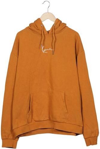 Herren Kapuzenpullover, orange, Gr. Xxl, Baumwolle, Synthetik - Second Hand - Karl kani - Modalova