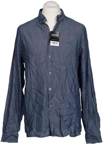 Herren Hemd, blau, Gr. 43, Baumwolle - Second Hand - Lacoste - Modalova