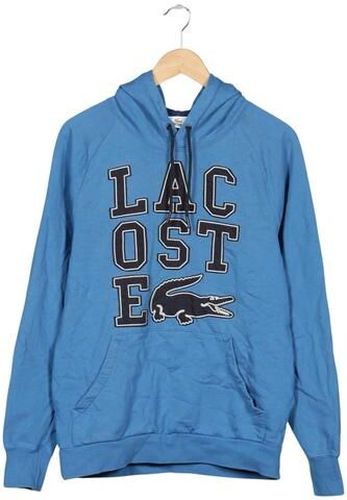 Herren Kapuzenpullover, blau, Gr. L, Baumwolle - Second Hand - Lacoste - Modalova