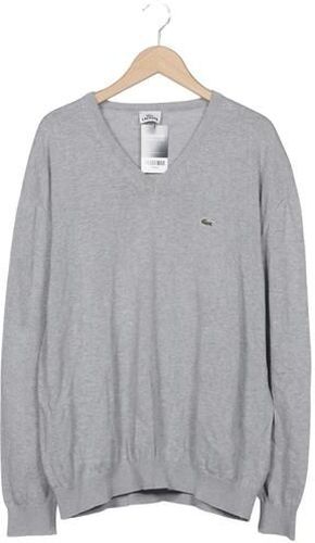 Herren Pullover, grau, Gr. 3Xl, Baumwolle - Second Hand - Lacoste - Modalova
