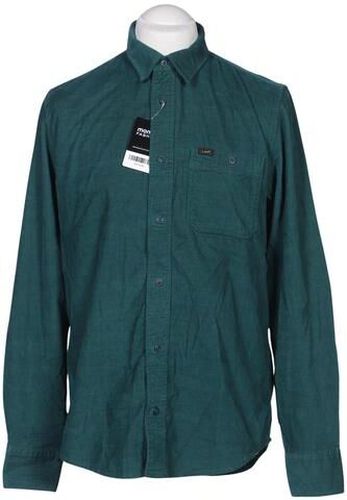 Herren Hemd, grün, Gr. M, Baumwolle - Second Hand - Lee - Modalova
