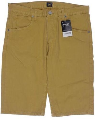 Herren Shorts, gelb, Gr. W32, Baumwolle - Second Hand - Lee - Modalova