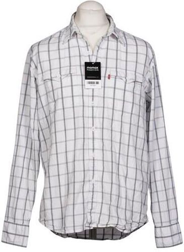 Herren Hemd, weiß, Gr. M, Baumwolle - Second Hand - Levis - Modalova