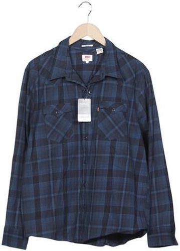 Herren Hemd, marineblau, Gr. Xxl, Elasthan, Baumwolle - Second Hand - Levis - Modalova