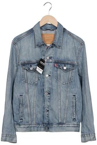 Herren Jacke, hellblau, Gr. M, Baumwolle, Lyocell - Second Hand - Levis - Modalova