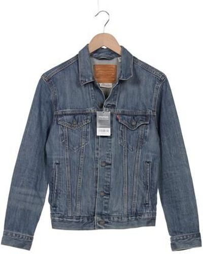 Herren Jacke, blau, Gr. S, Baumwolle - Second Hand - Levis - Modalova