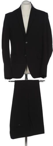 Herren Anzug, schwarz, Gr. EU 52, Elasthan, Synthetik, Viskose - Second Hand - Lindbergh - Modalova
