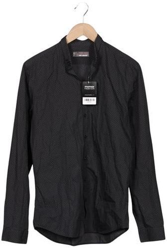 Herren Hemd, schwarz, Gr. 38, Baumwolle - Second Hand - MeyEdlich - Modalova