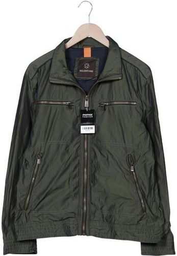 Herren Jacke, grün, Gr. EU 52, Baumwolle, Kunstleder, Synthetik - Second Hand - Milestone - Modalova