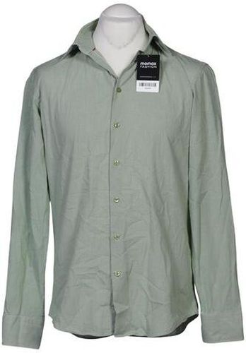 Herren Hemd, hellgrün, Gr. 39, Baumwolle - Second Hand - Montego - Modalova
