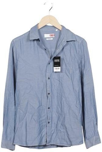 Herren Hemd, hellblau, Gr. S, Baumwolle - Second Hand - Mustang - Modalova