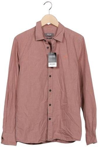 Herren Hemd, rot, Gr. S, Baumwolle - Second Hand - Mustang - Modalova
