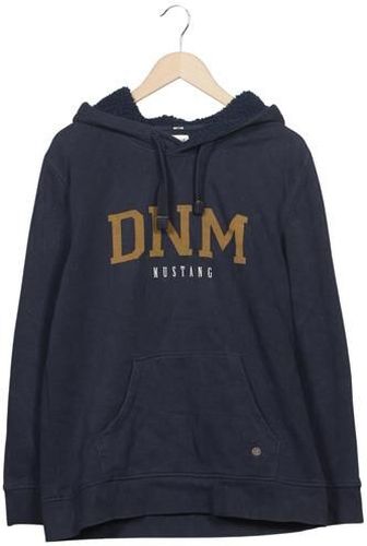 Herren Kapuzenpullover, marineblau, Gr. L, Baumwolle, Synthetik - Second Hand - Mustang - Modalova