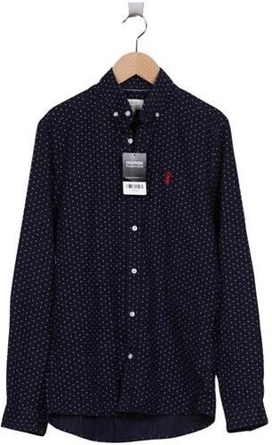 Herren Hemd, marineblau, Gr. XL, Elasthan, Baumwolle - Second Hand - Next - Modalova