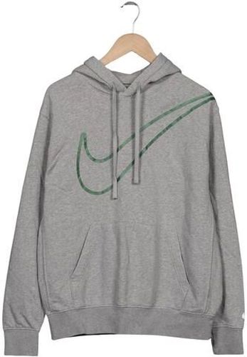 Herren Kapuzenpullover, grau, Gr. L, Baumwolle, Synthetik - Second Hand - Nike - Modalova
