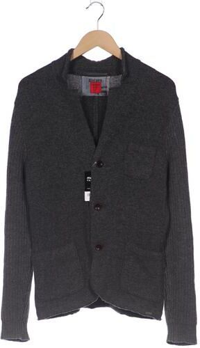 Herren Strickjacke, grau, Gr. S, Elasthan, Wolle, Viskose - Second Hand - Olymp - Modalova