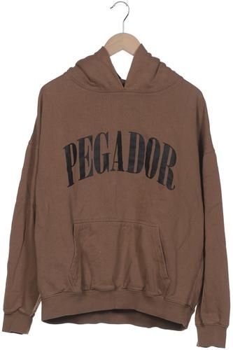 Herren Kapuzenpullover, braun, Gr. L, Baumwolle, Synthetik - Second Hand - Pegador - Modalova