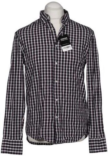 Herren Hemd, marineblau, Gr. M, Baumwolle - Second Hand - Pier One - Modalova