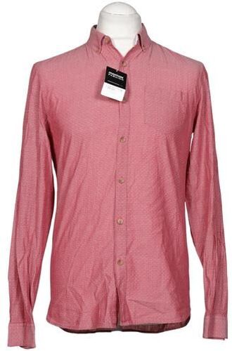 Herren Hemd, pink, Gr. M - Second Hand - Pull & Bear - Modalova