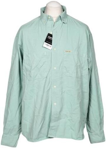 Herren Hemd, hellgrün, Gr. XL, Baumwolle - Second Hand - Replay - Modalova