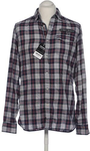 Herren Hemd, marineblau, Gr. M, Baumwolle - Second Hand - S. Oliver - Modalova