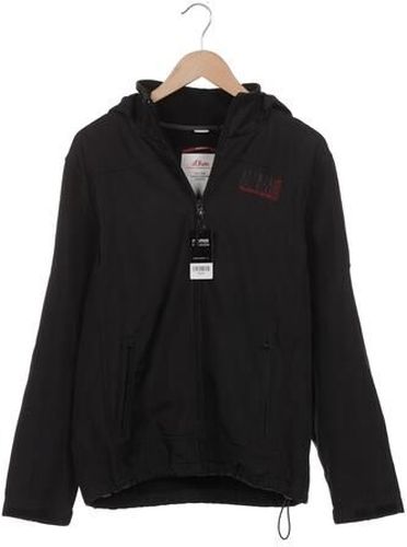 Herren Jacke, schwarz, Gr. M, Synthetik - Second Hand - S. Oliver - Modalova