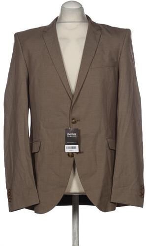 Herren Sakko, beige, Lang-Gr. 102, Synthetik - Second Hand - Selected - Modalova