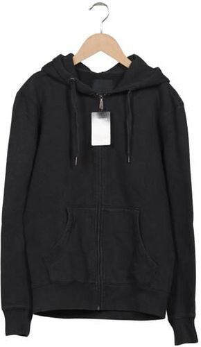 Herren Kapuzenpullover, schwarz, Gr. S, Baumwolle, Synthetik - Second Hand - Solid - Modalova