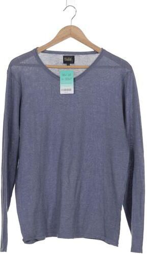 Herren Pullover, blau, Gr. L, Baumwolle, Synthetik - Second Hand - Solid - Modalova