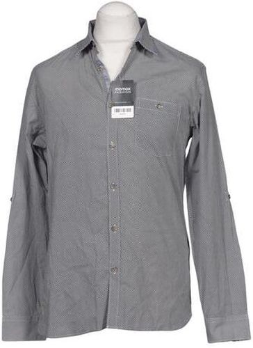 Herren Hemd, grau, Gr. EU 52 ( 4), Baumwolle - Second Hand - Ted baker - Modalova