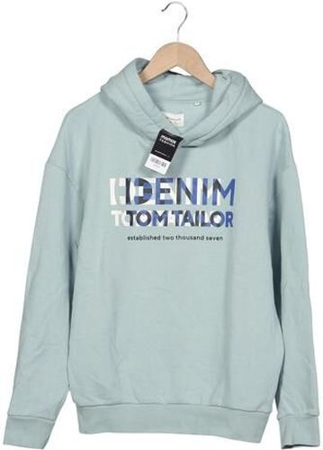 Herren Kapuzenpullover, hellblau, Gr. M, Baumwolle, Synthetik - Second Hand - Tom tailor - Modalova