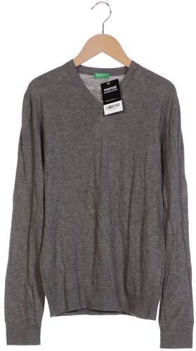 Colors OF Benetton Herren Pullover, grau, Gr. M, Synthetik, Viskose - Second Hand - United - Modalova