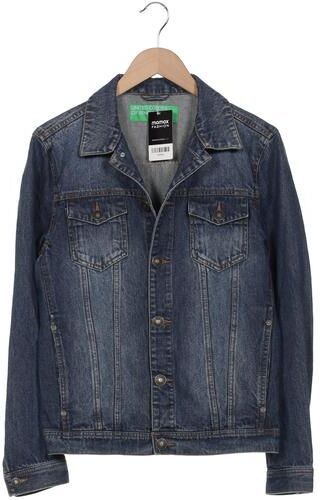 Colors OF Benetton Herren Jacke, marineblau, Gr. S, Baumwolle - Second Hand - United - Modalova