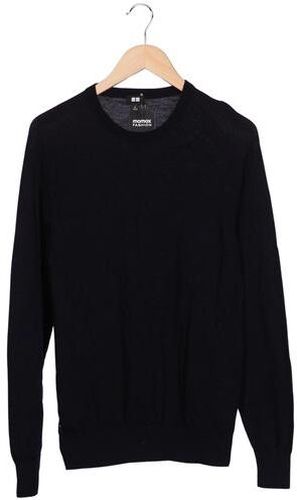 Herren Pullover, marineblau, Gr. M, Wolle - Second Hand - Uniqlo - Modalova