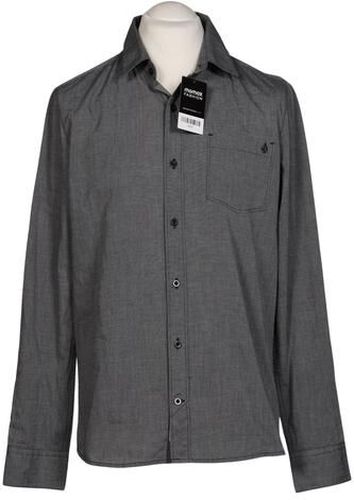 Herren Hemd, grau, Gr. M, Baumwolle, Synthetik - Second Hand - Volcom - Modalova