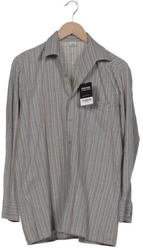 Herren Hemd, grau, Gr. 37, Baumwolle, Viskose - Second Hand - Walbusch - Modalova