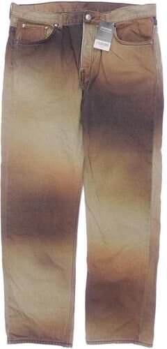 Herren Jeans, braun, Gr. W34 L31, Baumwolle - Second Hand - Weekday - Modalova