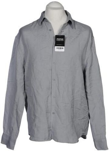Herren Hemd, grau, Gr. L, Leinen, Viskose - Second Hand - Zara - Modalova