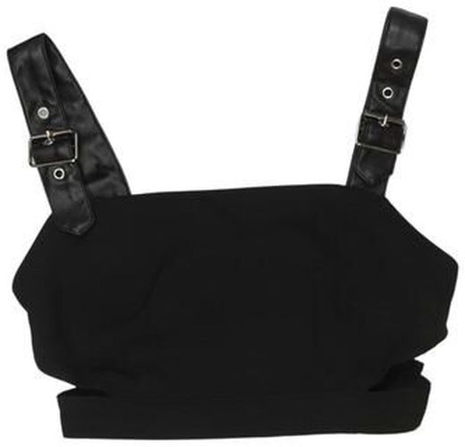 Damen Top, schwarz, Gr. EU 34, Elasthan, Kunstleder, Synthetik - Second Hand - 4th Reckless - Modalova