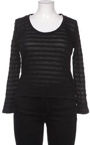 Damen Langarmshirt, schwarz, Gr. L, Baumwolle - Second Hand - 81 hours - Modalova