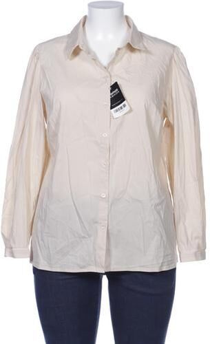 Damen Bluse, beige, Gr. EU 44, Elasthan, Baumwolle, Synthetik - Second Hand - Alba Moda - Modalova