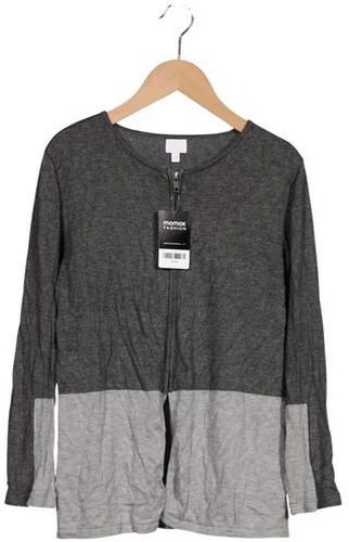 Damen Strickjacke, grau, Gr. EU 42, Baumwolle, Viskose - Second Hand - Alba Moda - Modalova